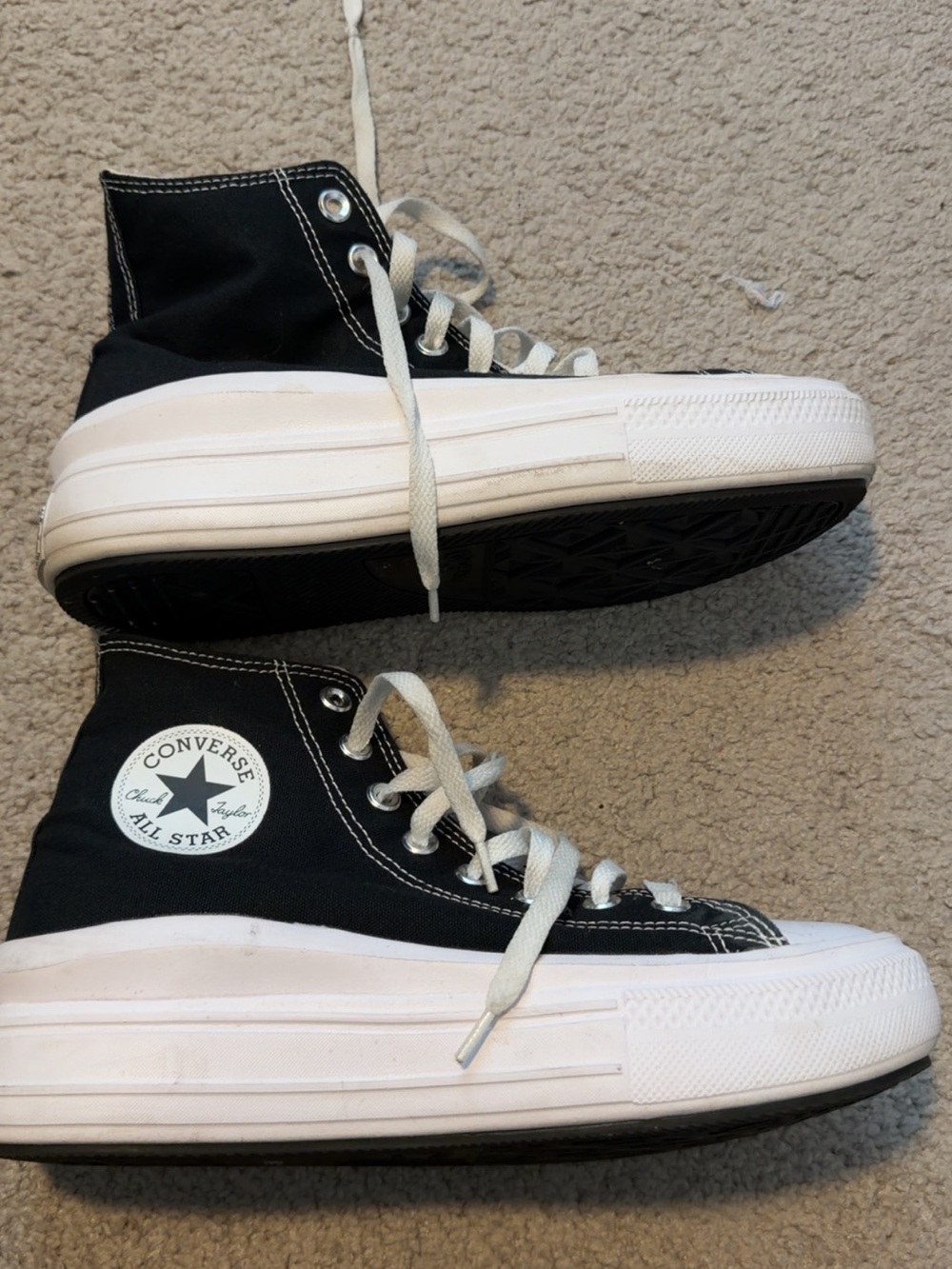 Converse Black and White Low-Top Sneakers - Picture 2 of 4